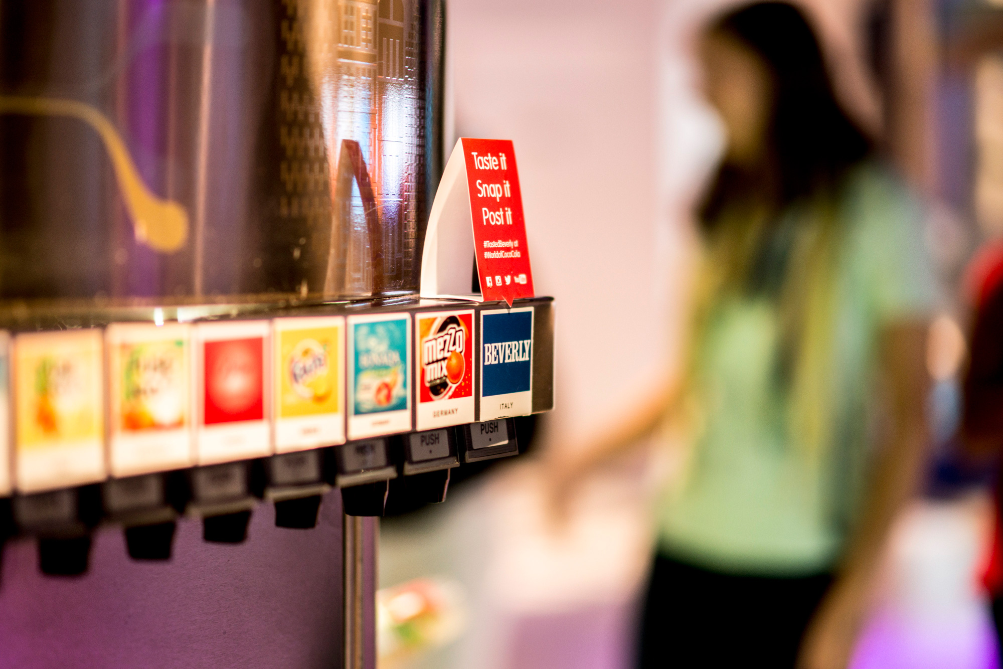 Taste a world of flavors at the World of Coca-Cola