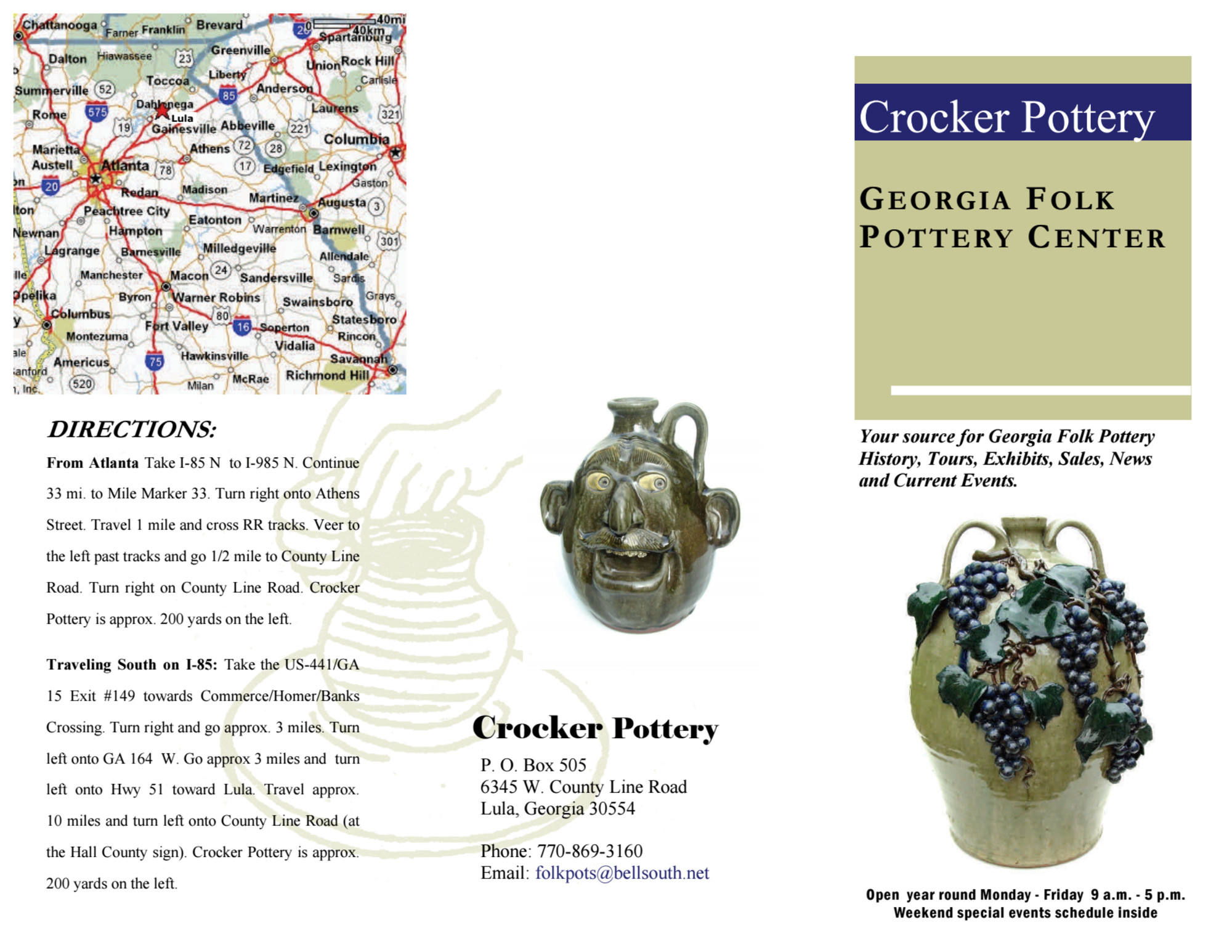 Crocker Pottery Georgia Folk Pottery Center