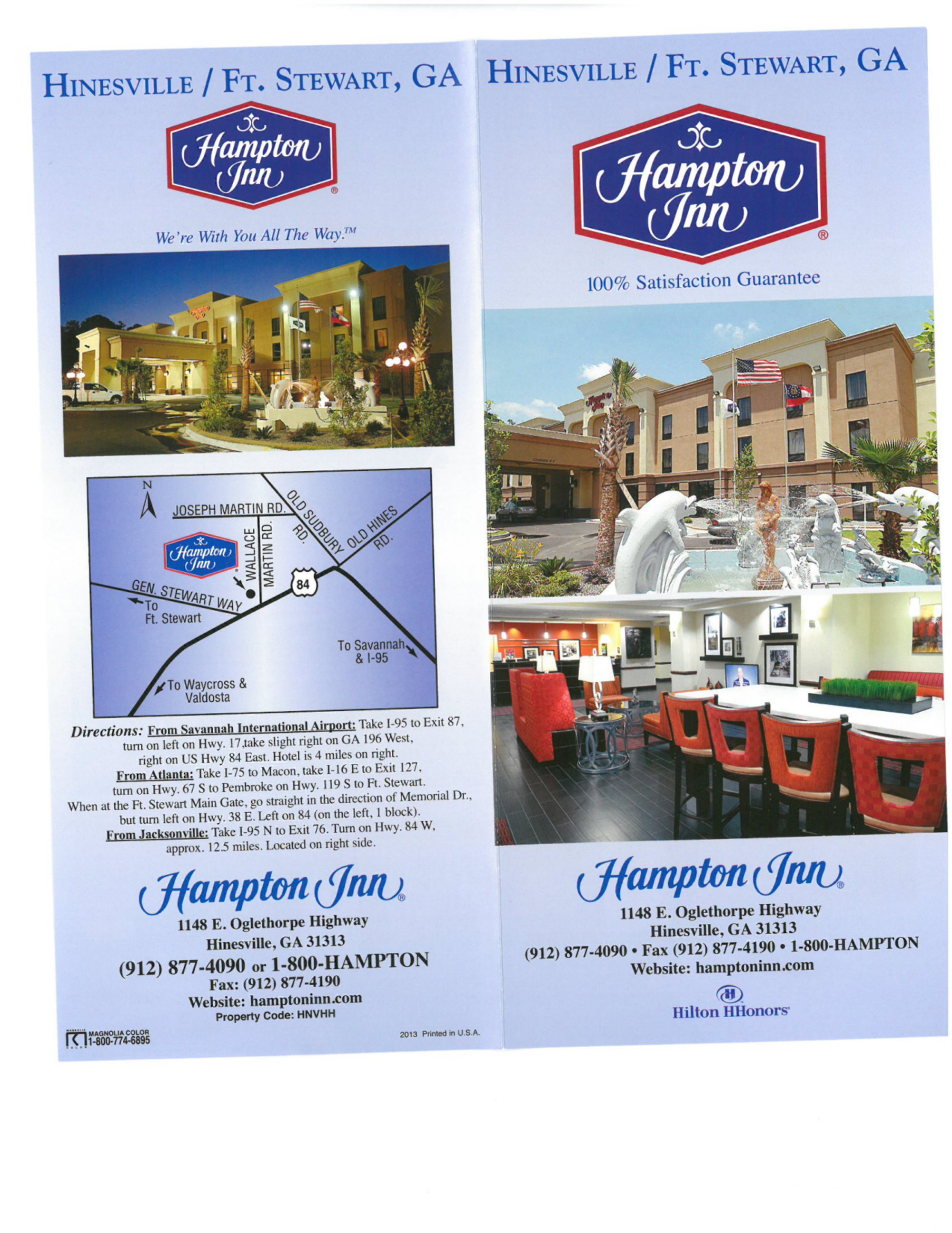 Hampton Inn Brochure Hinesville