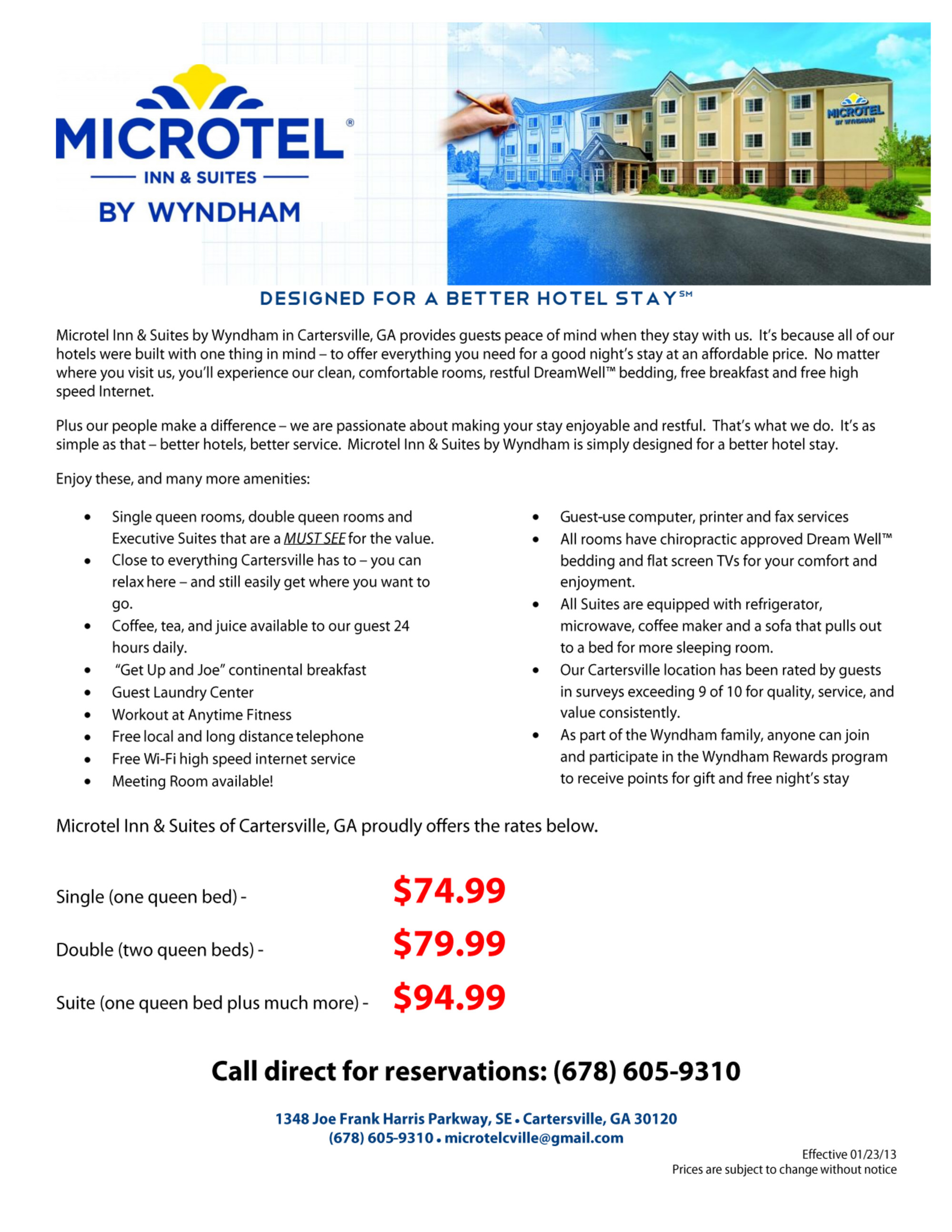 Microtel Inn & Suites by Wyndham - Cartersville