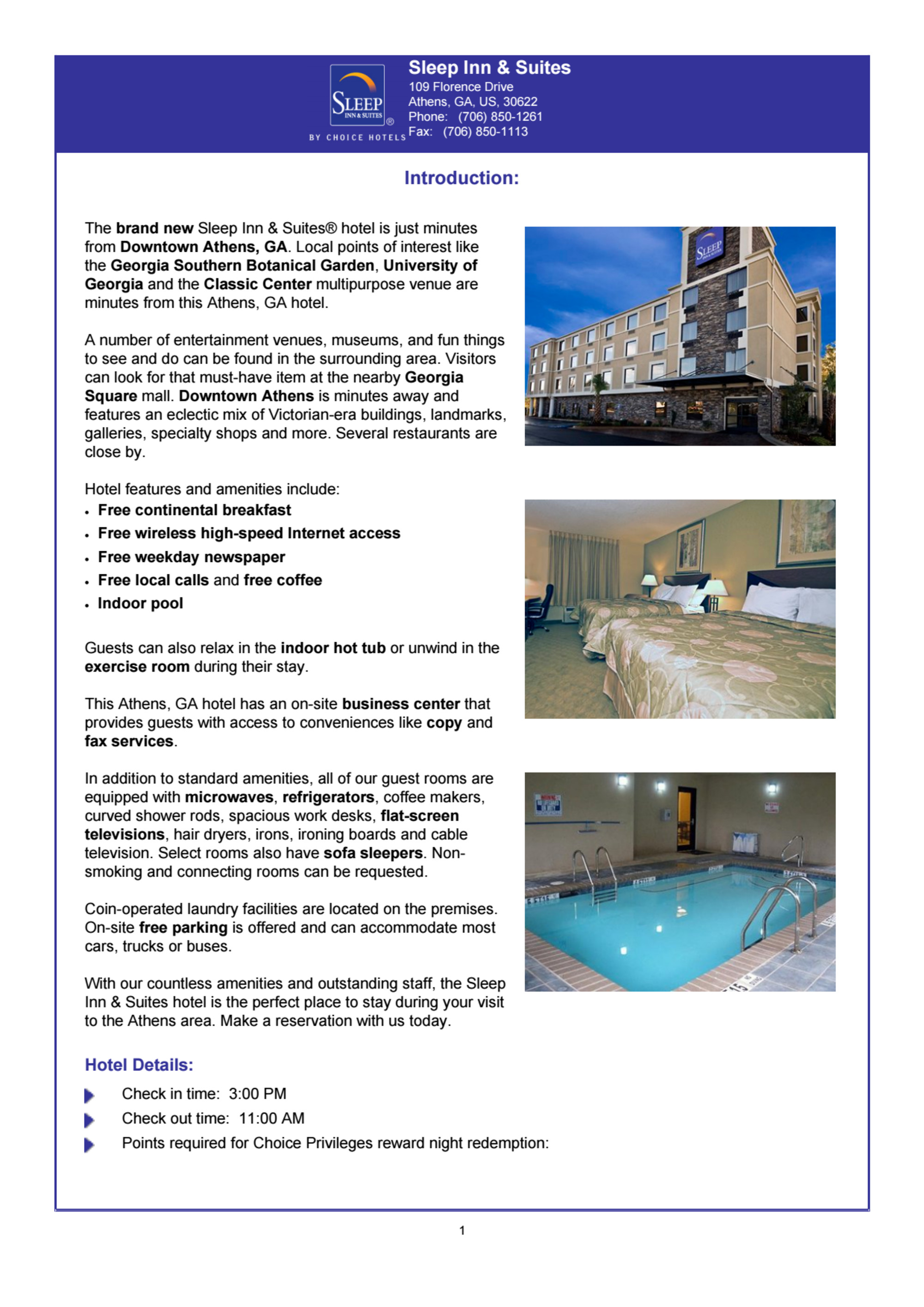 Sleep Inn & Suites - Athens