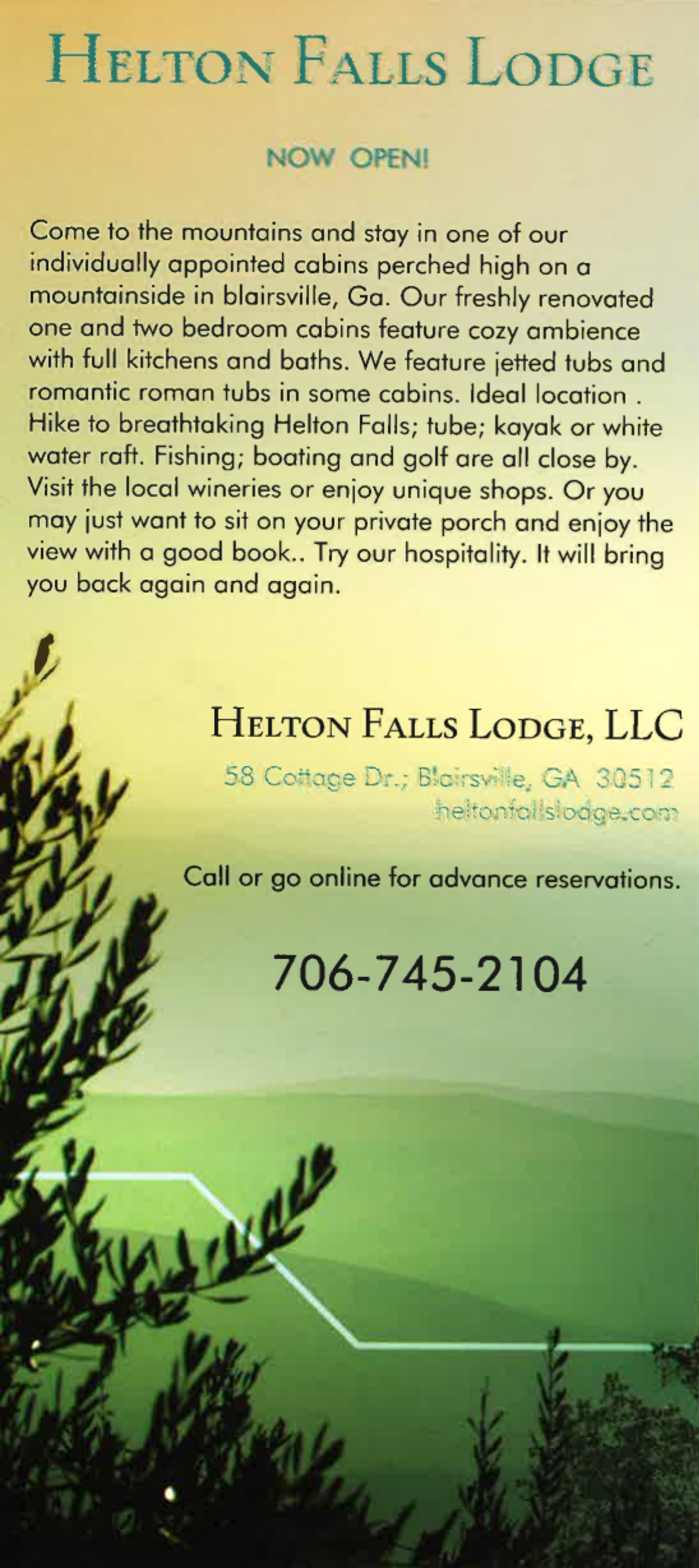 Helton Falls Lodge