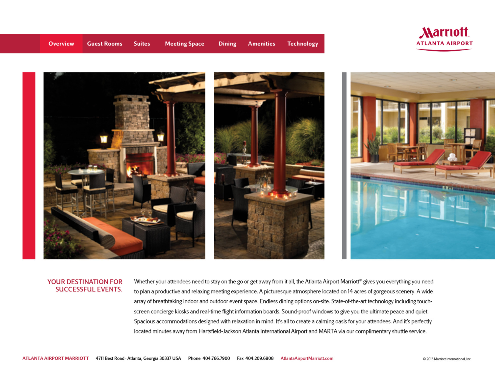 Atlanta Airport Marriott eBrochure