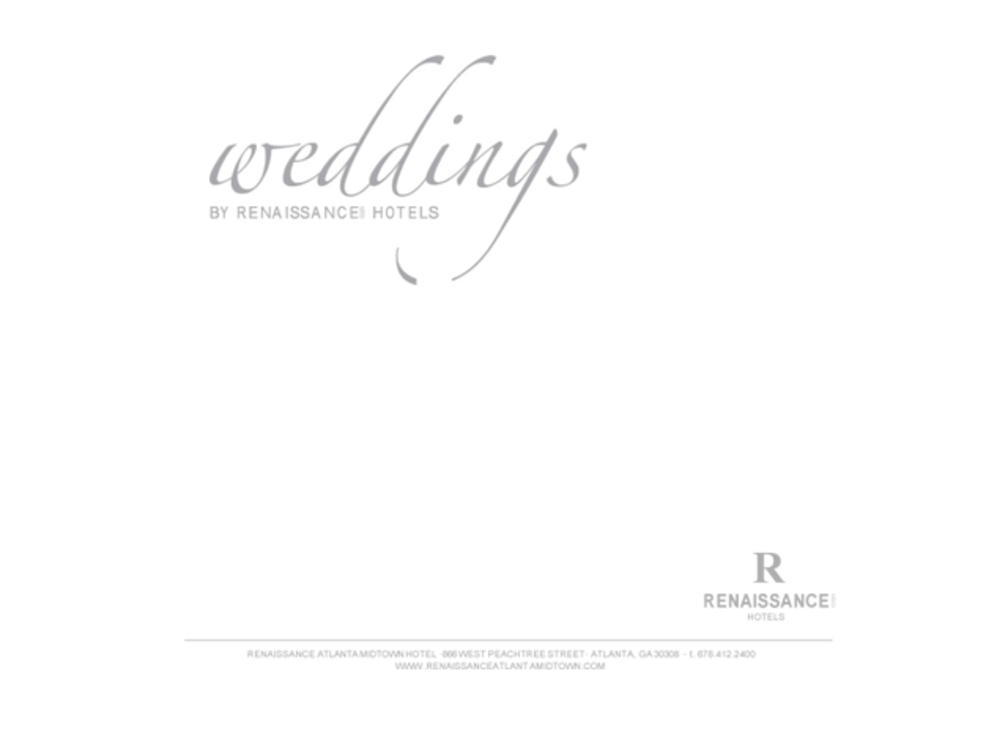 Renaissance Atlanta Midtown Hotel: Wedding Packages
