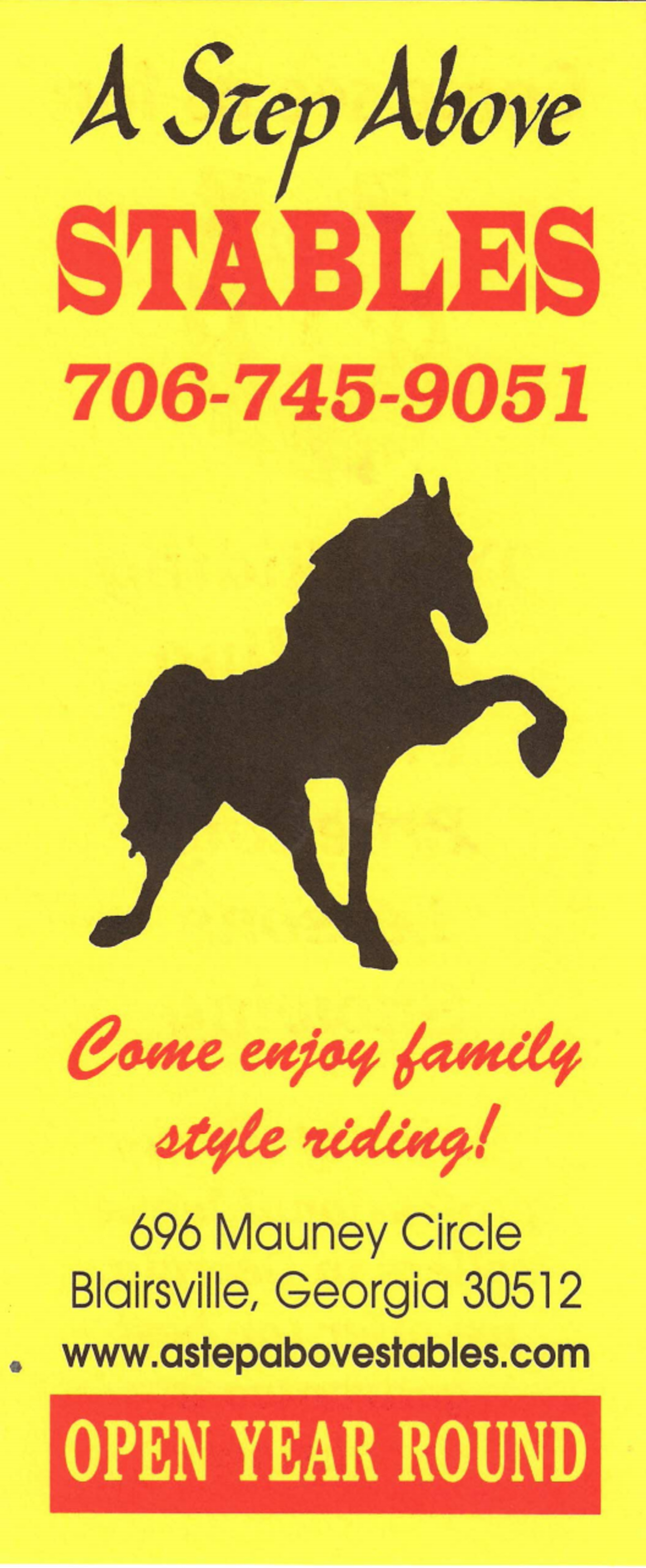 A Step Above Stables