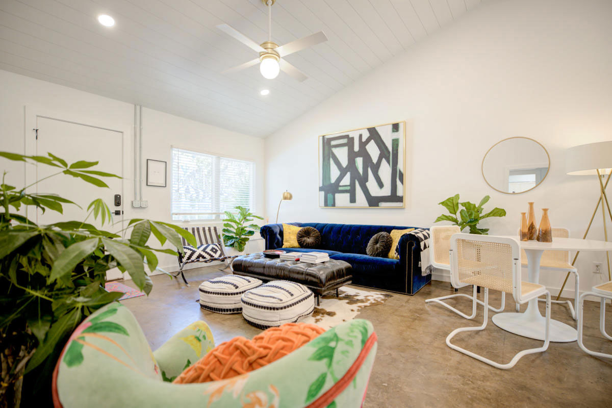 Interior of a room at The Park on St. Simons Island, Georgia