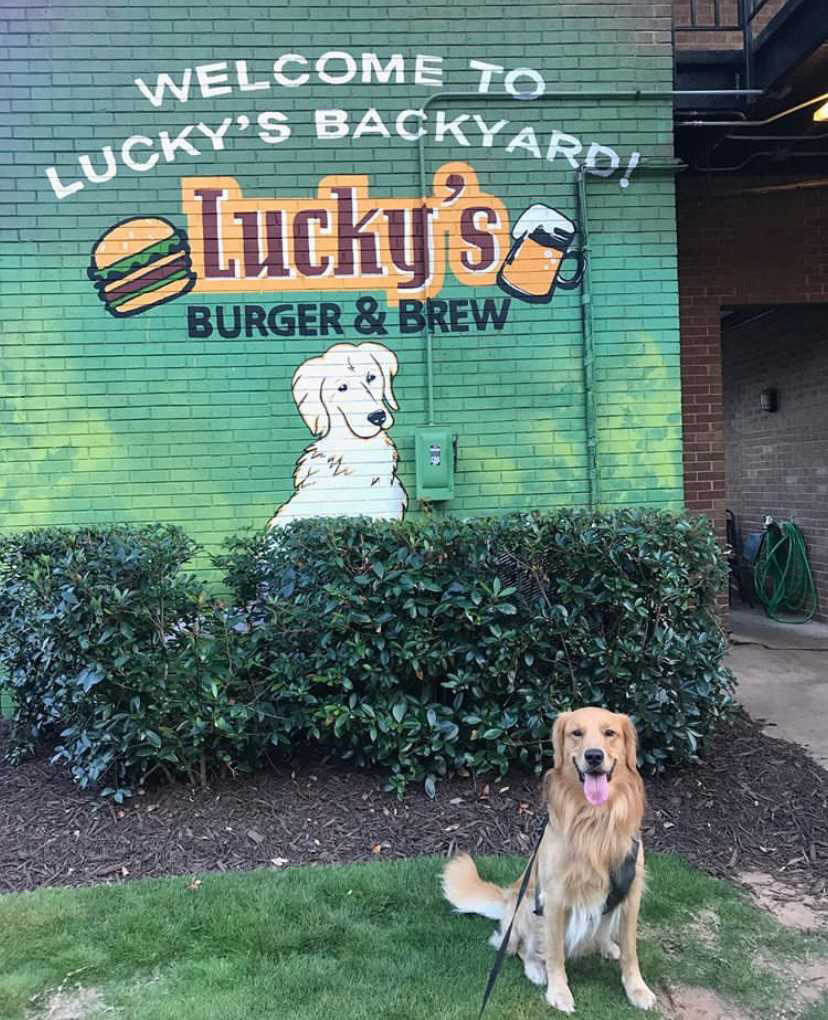 Lucky's Burger and Brew in Roswell, Georgia. Photo by @charleston_sweetboy