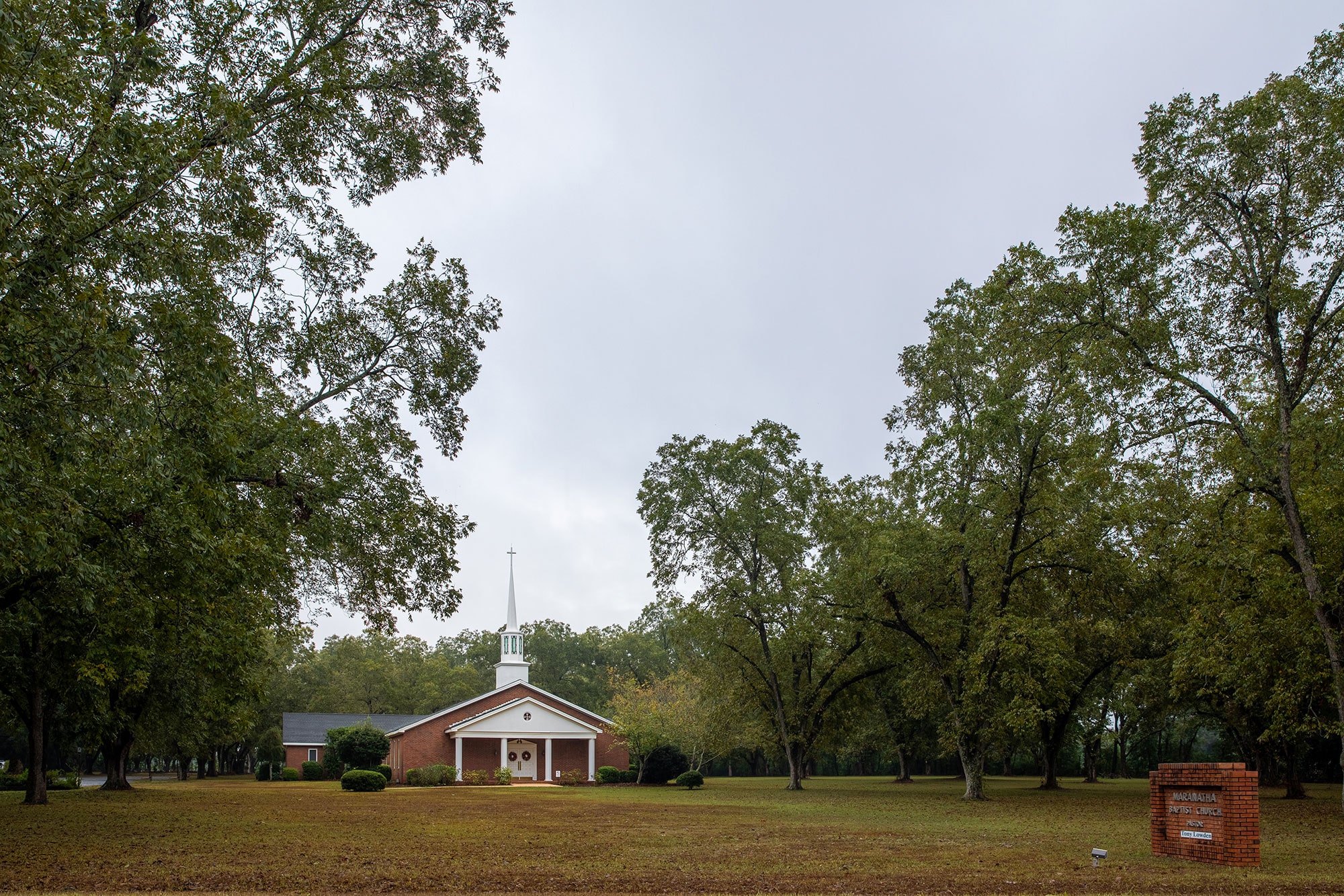 Maranatha Baptist Church in Plains, Georgia. Photo by @benjamingalland