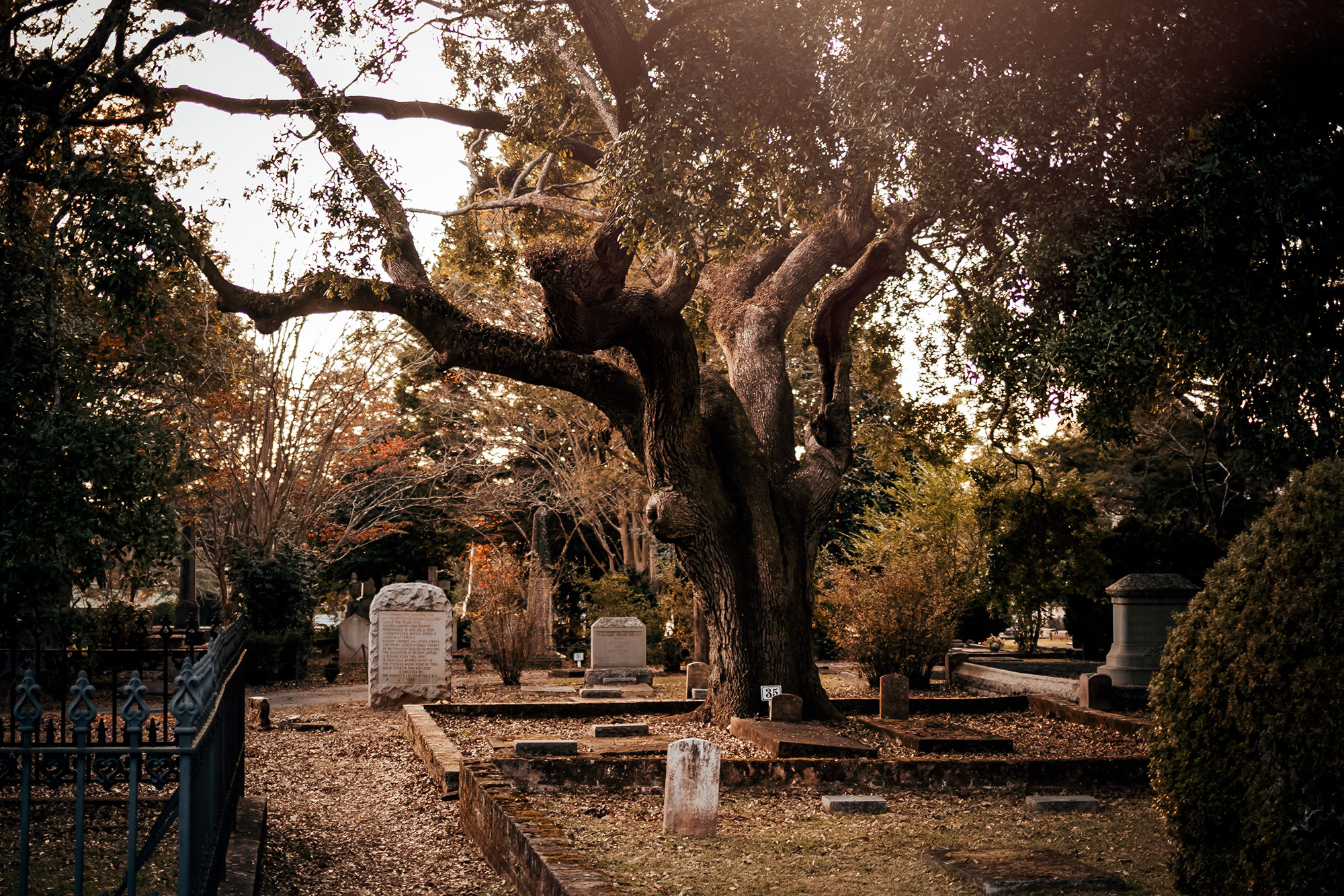 Memory Hill Cemetery in Milledgeville, Georgia