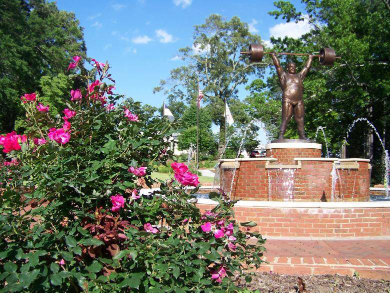 Paul Anderson Memorial Park in Toccoa, Georgia