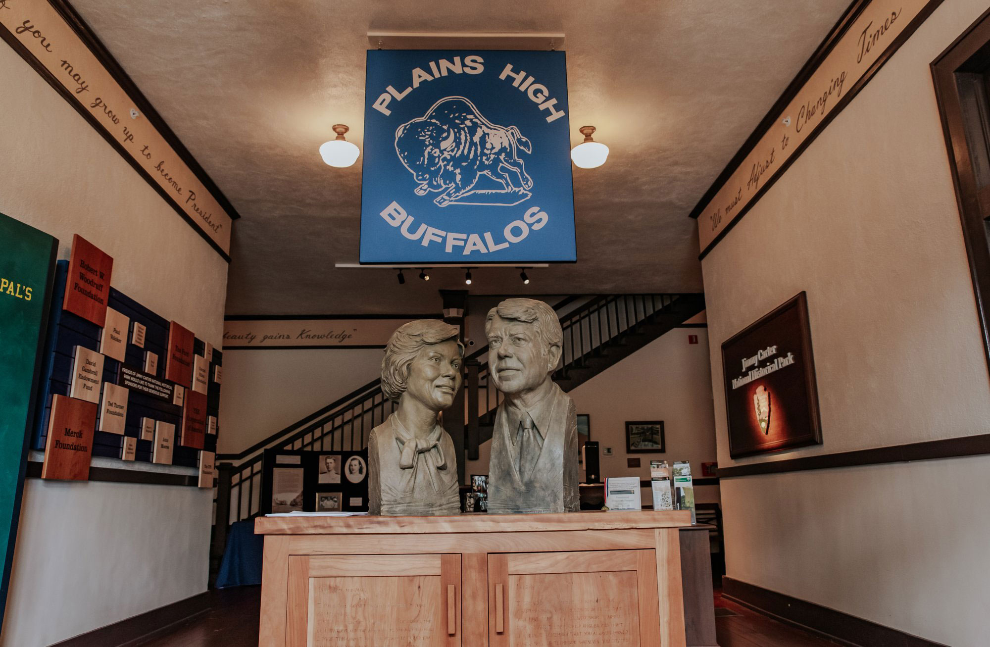 Plains High School at Jimmy Carter National Historical Park in Plains, Georgia