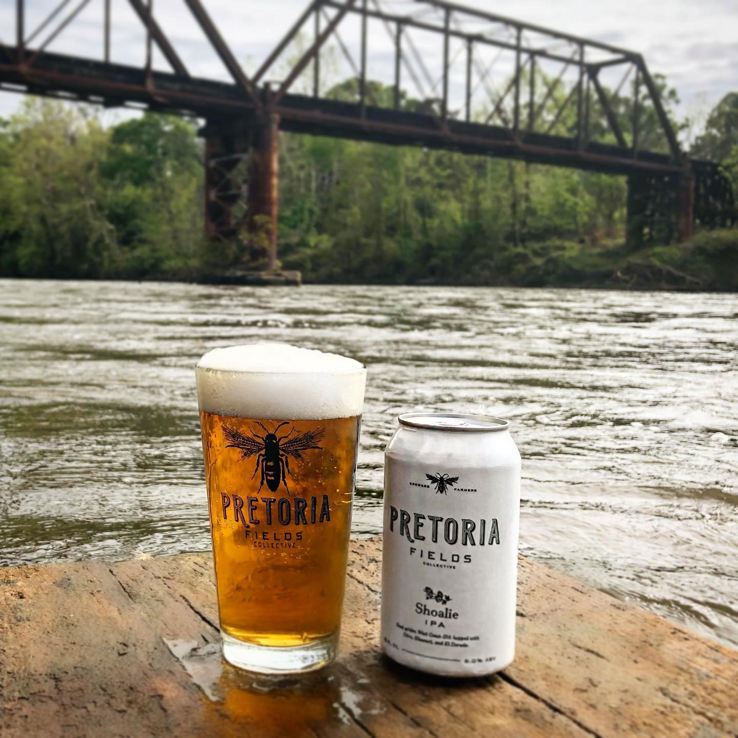Pretoria Fields Collective beer in Albany, Georgia. Photo by @pretoriafieldscollective