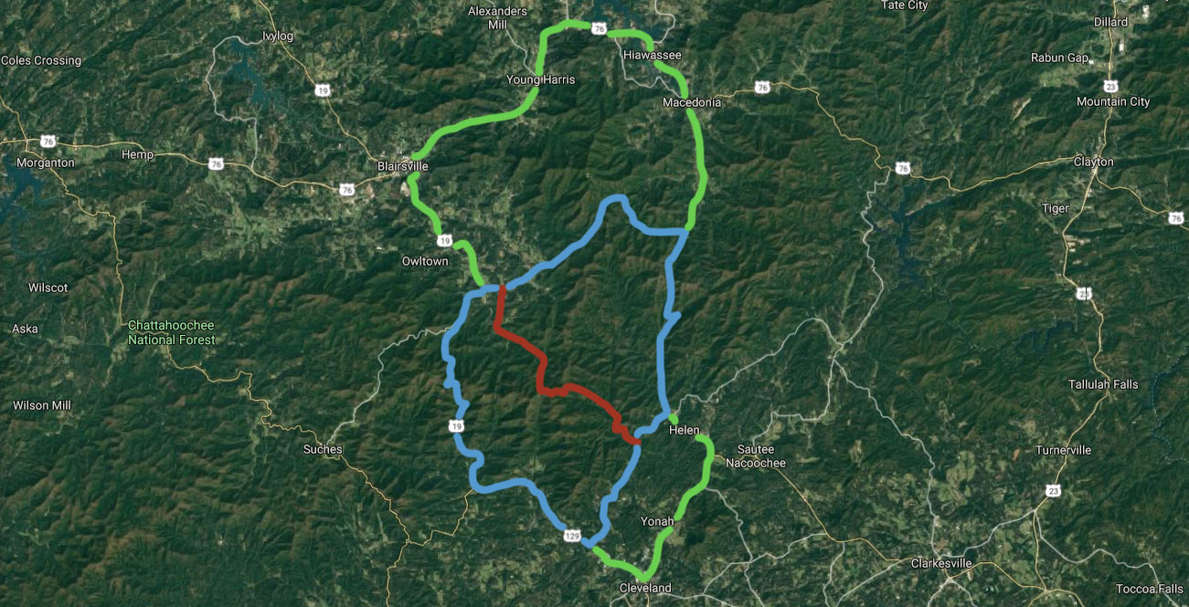 Richard B. Russell road trip map | Wander North Georgia