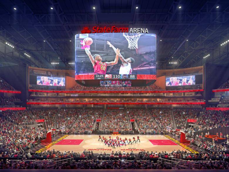 Atlanta Hawks at State Farm Arena in Atlanta, Georgia