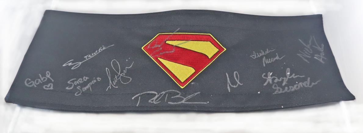 Autographed Superman Set Chairback