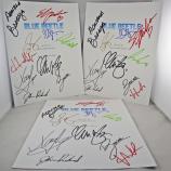 Autographed Blue Beetle Script Covers