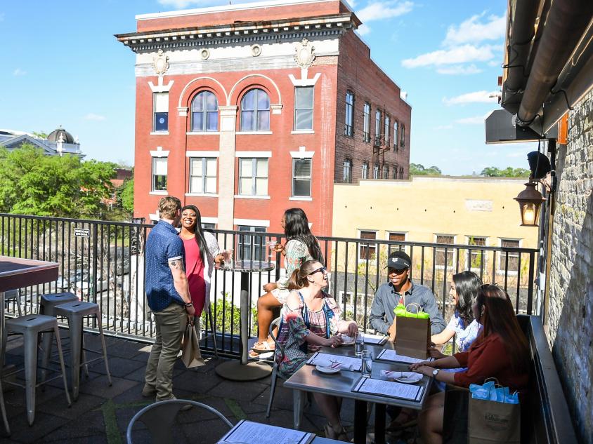 Steel Magnolias rooftop in downtown Valdosta, Georgia