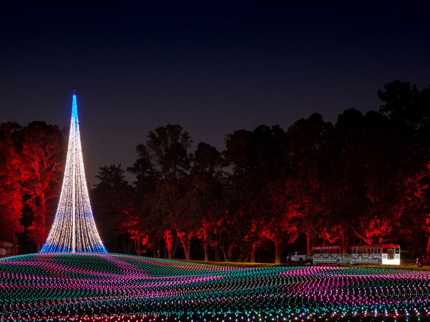 Fantasy in Lights at Callaway Resort & Gardens in Pine Mountain, Georgia