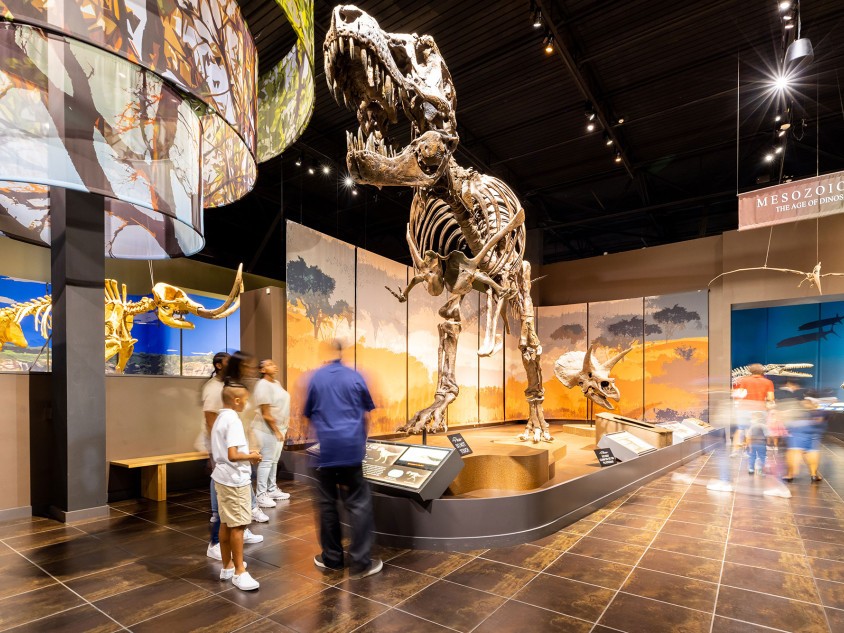 Family at Tellus Science Museum in Cartersville, Georgia