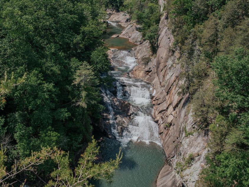 Tallulah Gorge State Park in Tallulah Falls, Georgia