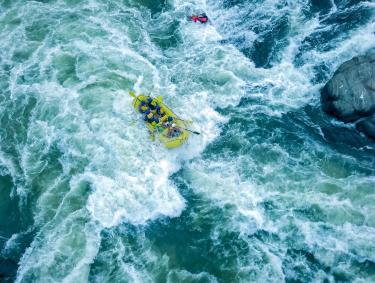 Whitewater rafting in Georgia on the Chattahoochee River in Columbus. Photo by @whitewaterexpress