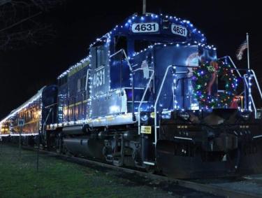 Blue Ridge Scenic Railway holiday lights
