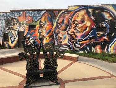 Martin Luther King, Jr. Monument Park in Dublin, Georgia. Photo by @mhsherman29