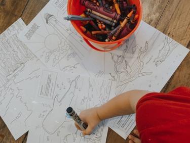 Explore Georgia coloring pages. Photo by @heathermsanchez