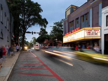 Street scene in Athens, Georgia. Photo by @benjamingalland