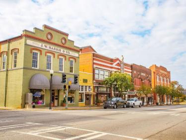 Downtown Americus, Georgia. Photo by @gamainst