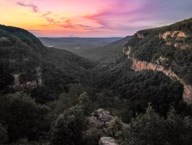 Cloudland Canyon State Park in Rising Fawn, Georgia. Photo by @billrubino