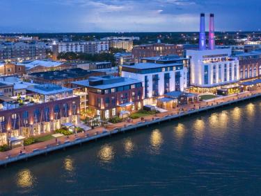 Exterior of Plant Riverside District in Savannah, Georgia