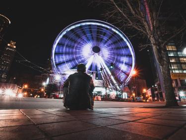 SkyView at Centennial Olympic Park in Atlanta. Photo by @connerjohn