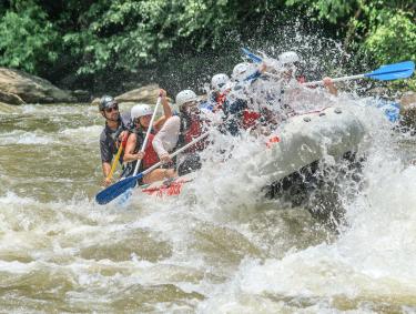 Whitewater rafting with Rolling Thunder River Company in McCaysville, Georgia