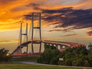 Sidney Lanier Bridge to Jekyll Island, Georgia