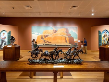 Western art at the Booth Western Art Museum in Cartersville, Georgia