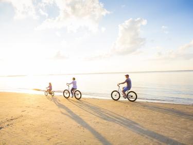 Family biking