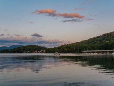 Lake Chatuge in Hiawassee, Georgia