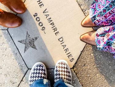 Covington Walk of Stars in Covington, Georgia. Photo courtesy Mystic Falls Tours