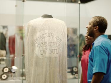 James Brown's cape at the Augusta Museum of History