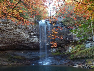 Waterfall at Cloudland Canyon State Park in Rising Fawn, Georgia
