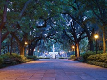 Forsyth Park in Savannah, Georgia