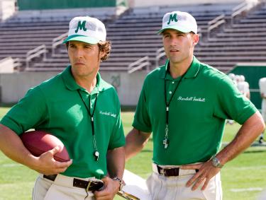 Matthew McConaughey and Matthew Fox in "We Are Marshall
