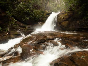 Raven Cliff Falls near Helen, Georgia