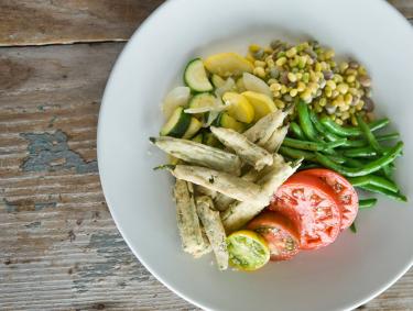 Southern vegetables at Miller Union in Atlanta