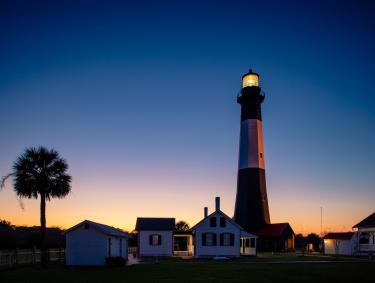 Tybee Island Lighthouse on Tybee Island, Georgia