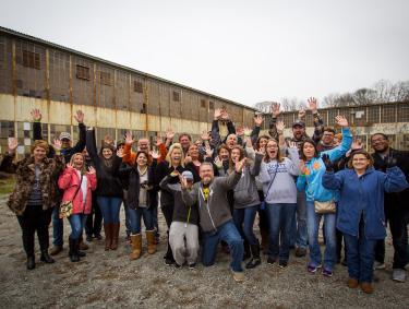 Group tour for The Walking Dead