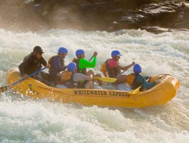 Whitewater rafting in Columbus