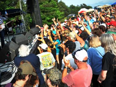 Tab Benoit performs at the 2013 Blind Willie Blues Festival. Photo by Jason B. Smith