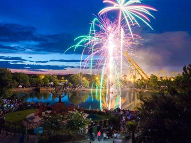 Fireworks at Wild Adventures